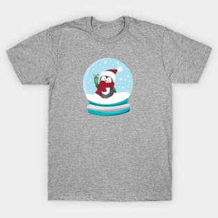 Penguin Snow Globe T-Shirt